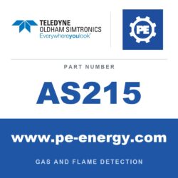 Oldham Simtronics AS215 - Oldham Simtronics AS215 Detector stainless steel tag plate (2x80x40mm) SS 316, CUSTOM TEXT