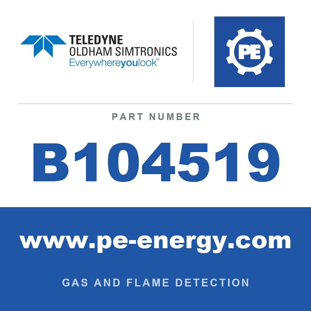 Oldham Simtronics B104519 - Oldham Simtronics B104519 HCl, Hydrogen Chloride 25 ppm N2 34L (34DA)