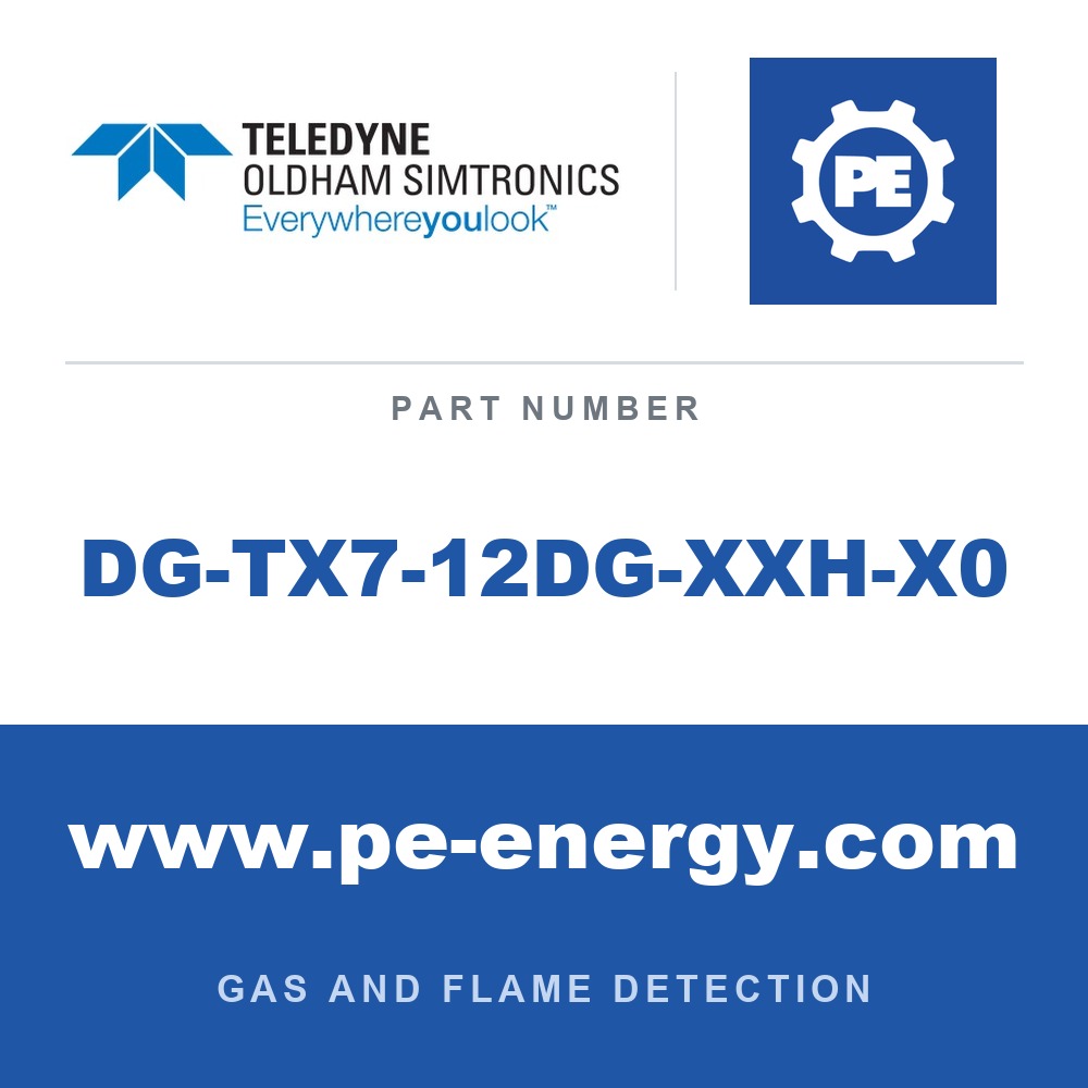 Oldham Simtronics DG-TX7-12DG-XXH-X0 - Oldham Simtronics DG-TX7-12DG-XXH-X0 DG-TX7 C6H14, Hexane 0-100% LEL, no Relay