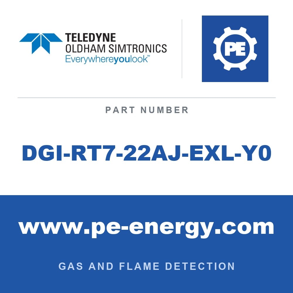 Oldham Simtronics DGI-RT7-22AJ-EXL-Y0 - Oldham Simtronics DGI-RT7-22AJ-EXL-Y0 DGi-RT7 CO, Carbon monoxide 0-500 ppm, LON protocol