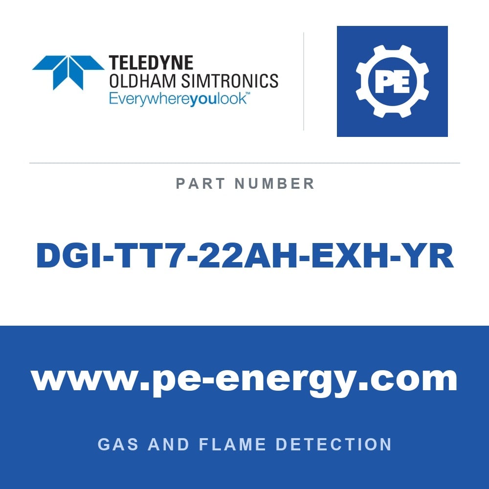 Oldham Simtronics DGI-TT7-22AH-EXH-YR - Oldham Simtronics DGI-TT7-22AH-EXH-YR DGi-TT7 CO, Carbon monoxide 0-200 ppm, Relay