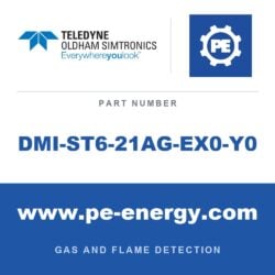 Oldham Simtronics DMI-ST6-21AG-EX0-Y0 - Oldham Simtronics DMI-ST6-21AG-EX0-Y0 CO/H2Snul, Carbon monoxide/Hydrogen sulfide nul 100ppm for SS 316L DG7 Series