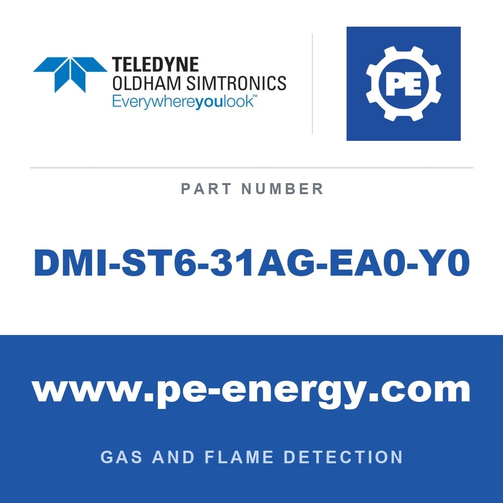 Oldham Simtronics DMI-ST6-31AG-EA0-Y0 - Oldham Simtronics DMI-ST6-31AG-EA0-Y0 H2S, Hydrogen sulfide 0-100 ppm, for aluminum DM6 Series