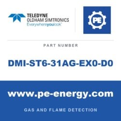 Oldham Simtronics DMI-ST6-31AG-EX0-D0 - Oldham Simtronics DMI-ST6-31AG-EX0-D0 H2S, Hydrogen sulfide 0-100 ppm HT, for SS 316L DG7 Series