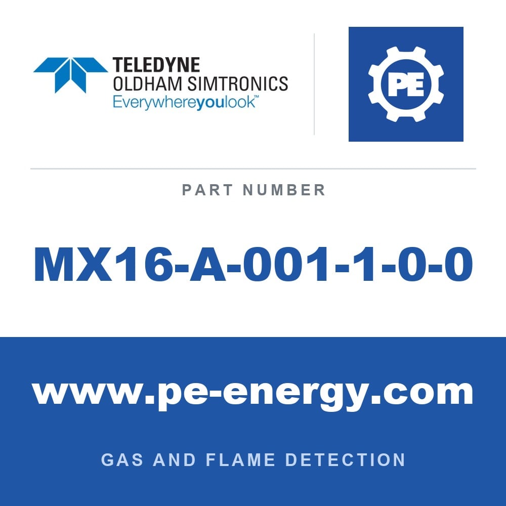 Oldham Simtronics MX16-A-001-1-0-0 - Oldham Simtronics MX16-A-001-1-0-0 MX16 controller, one analog (4-20mA) input for CH4 (0-100% LEL), with RS485