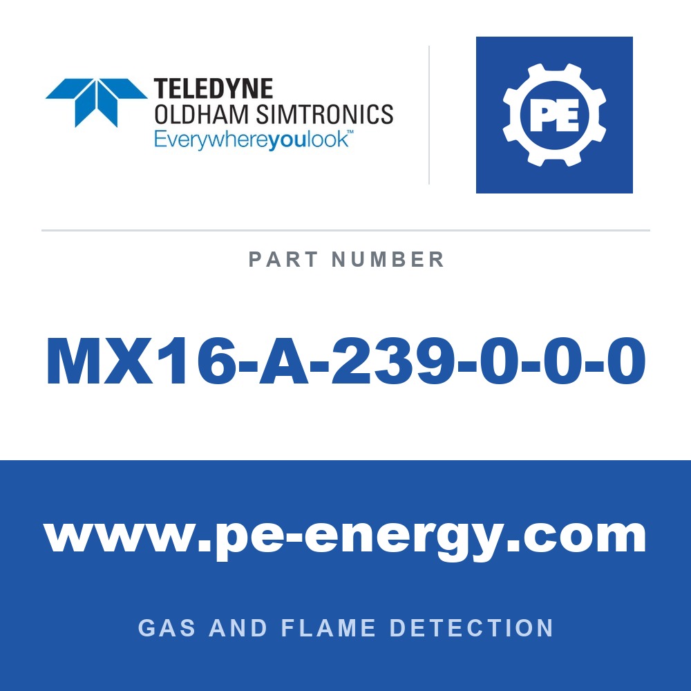 Oldham Simtronics MX16-A-239-0-0-0 - Oldham Simtronics MX16-A-239-0-0-0 MX16 controller, one analog (4-20mA) input for CO2 (0-5% Vol.)