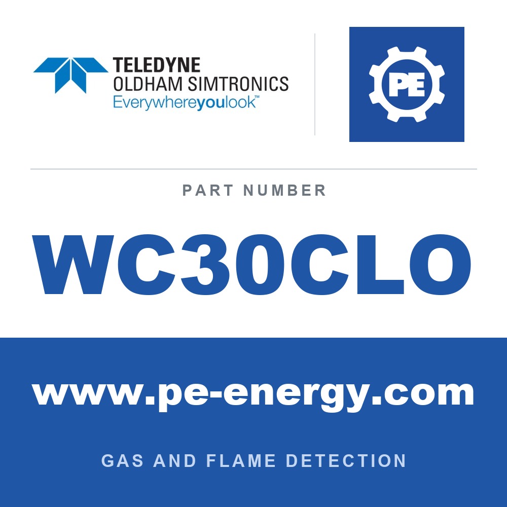 Oldham Simtronics WC30CLO - Oldham Simtronics WC30CLO CTX 300 without display ClO2 Chlorine dioxide 0-3 ppm