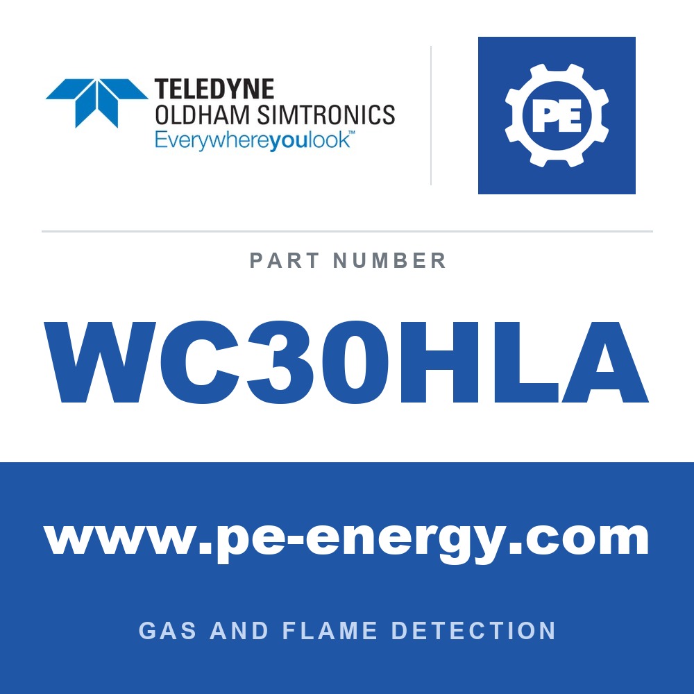 Oldham Simtronics WC30HLA - Oldham Simtronics WC30HLA CTX 300 without display HCl, Hydrogen chloride 0-30 ppm