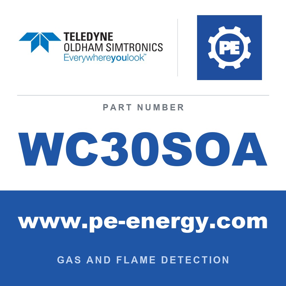 Oldham Simtronics WC30SOA - Oldham Simtronics WC30SOA CTX 300 without display SO2, Sulfur dioxide 0-10 ppm