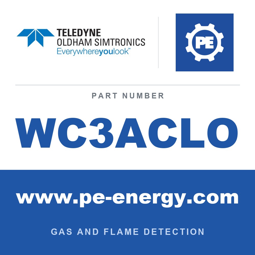 Oldham Simtronics WC3ACLO - Oldham Simtronics WC3ACLO CTX 300 with display ClO2, Chlorine dioxide 0-3 ppm