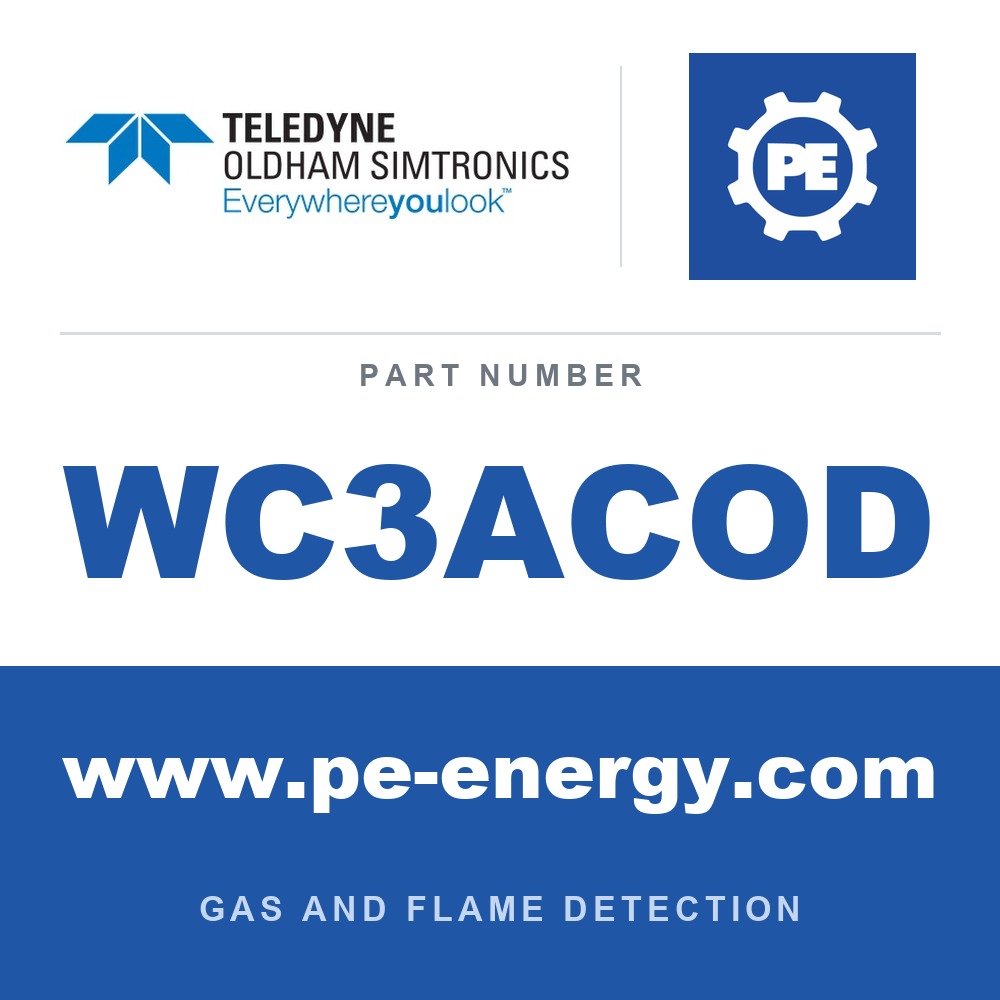 Oldham Simtronics WC3ACOD - Oldham Simtronics WC3ACOD CTX 300 with display CO, Carbon monoxide 0-1 % Vol.