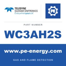 Oldham Simtronics WC3AH2S - Oldham Simtronics WC3AH2S CTX 300 with display H2, Hydrogen 0-2000 ppm
