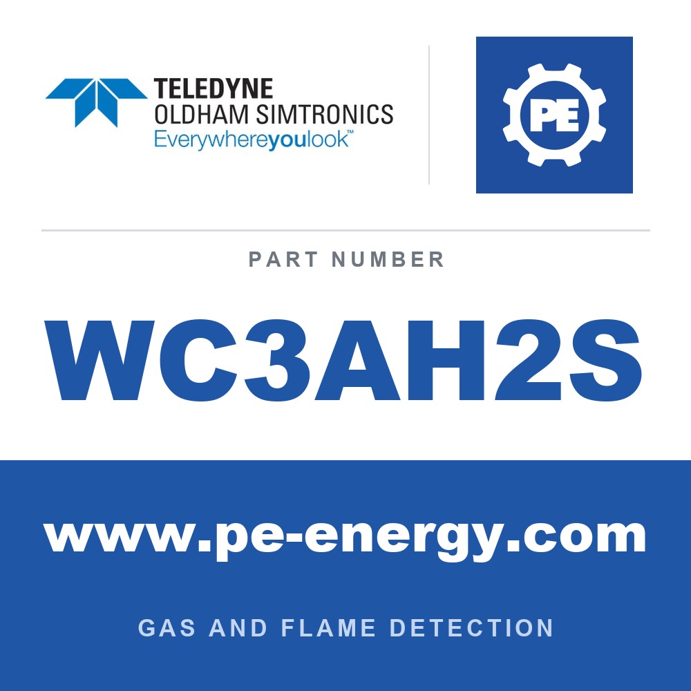 Oldham Simtronics WC3AH2S - Oldham Simtronics WC3AH2S CTX 300 with display H2, Hydrogen 0-2000 ppm