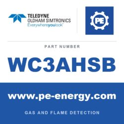 Oldham Simtronics WC3AHSB - Oldham Simtronics WC3AHSB CTX 300 with display H2S, Hydrogen sulfide 0-100 ppm