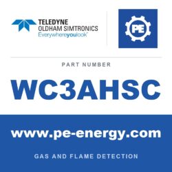 Oldham Simtronics WC3AHSC - Oldham Simtronics WC3AHSC CTX 300 with display H2S, Hydrogen sulfide 0-1000 ppm