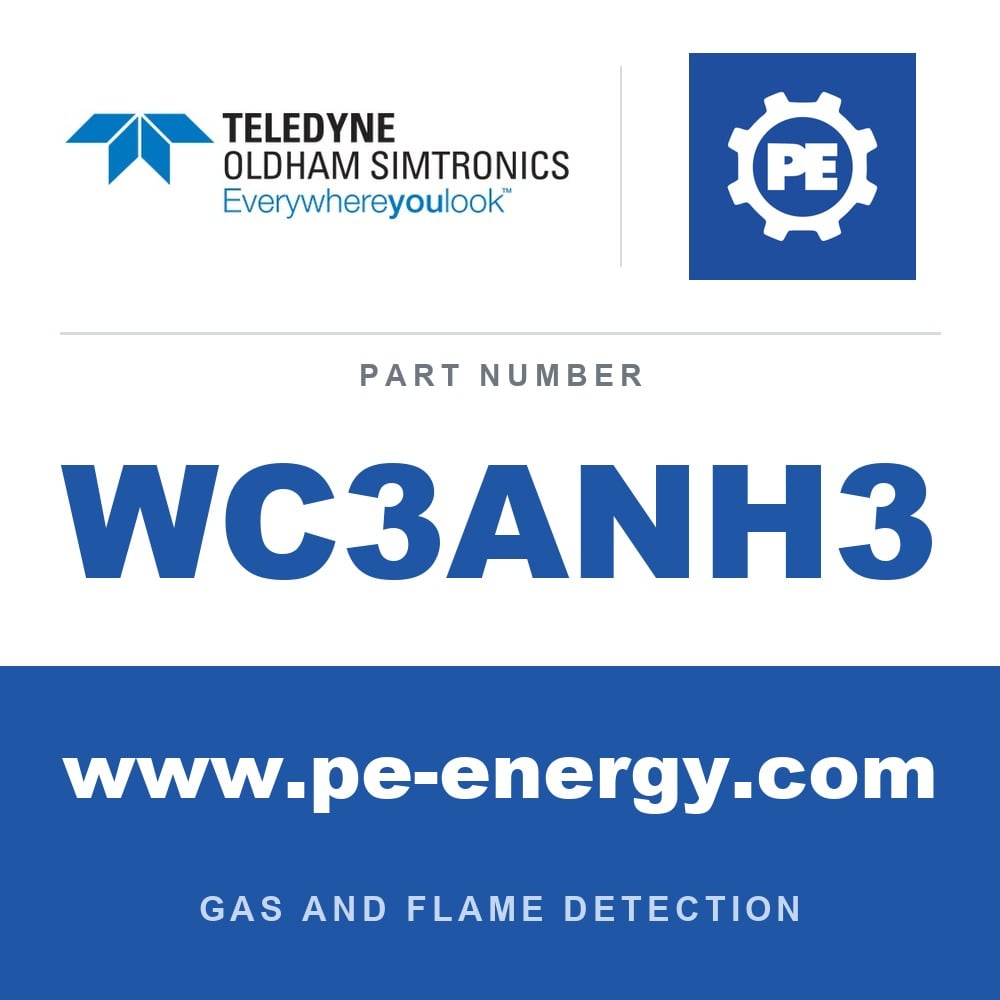 Oldham Simtronics WC3ANH3 - Oldham Simtronics WC3ANH3 CTX 300 with display NH3, Ammonia 0-100 ppm