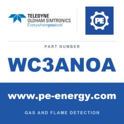 Oldham Simtronics WC3ANOA - Oldham Simtronics WC3ANOA CTX 300 with display NO, Nitric oxide 0-100 ppm