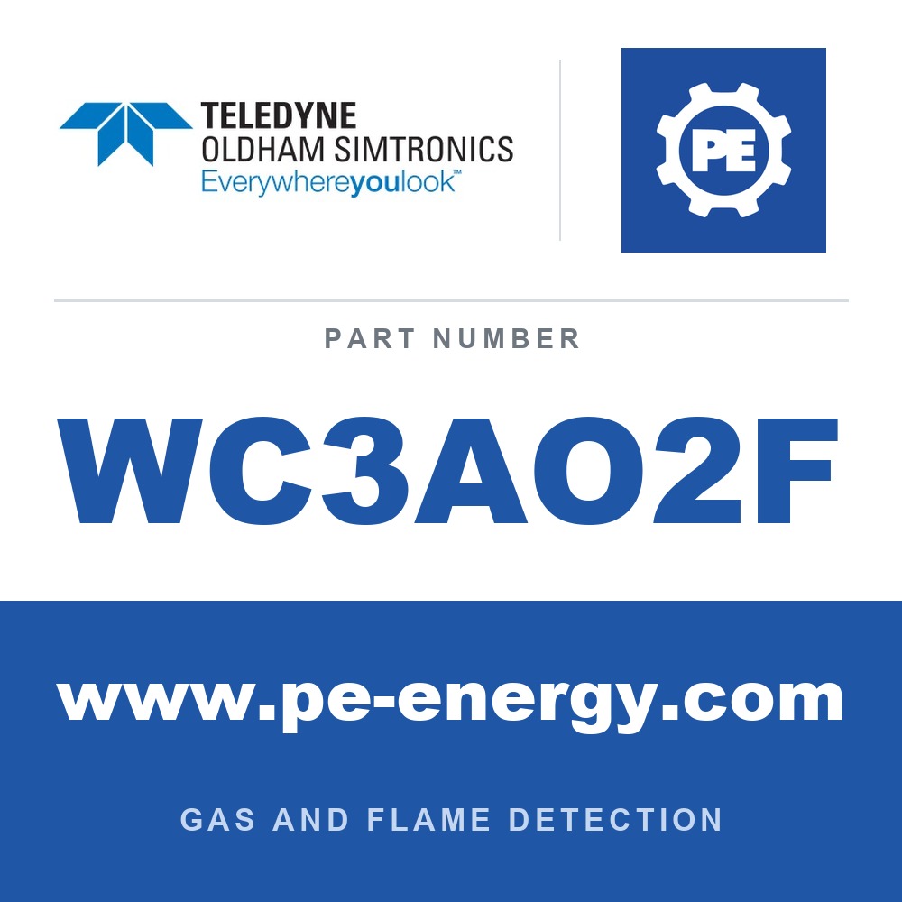 Oldham Simtronics WC3AO2F - Oldham Simtronics WC3AO2F CTX 300 with display O2, Oxygen 0-30 % Vol. 2 year sensor lifetime, -20°C