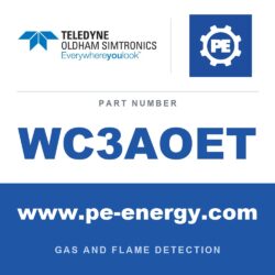 Oldham Simtronics WC3AOET - Oldham Simtronics WC3AOET CTX 300 with display C2H4O, Ethylene Oxyde 0-30 ppm