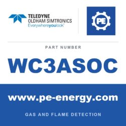 Oldham Simtronics WC3ASOC - Oldham Simtronics WC3ASOC CTX 300 with display SO2, Sulfur dioxide 0-100 ppm