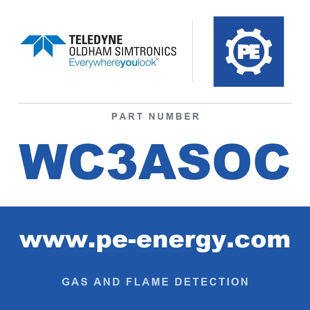 Oldham Simtronics WC3ASOC - Oldham Simtronics WC3ASOC CTX 300 with display SO2, Sulfur dioxide 0-100 ppm