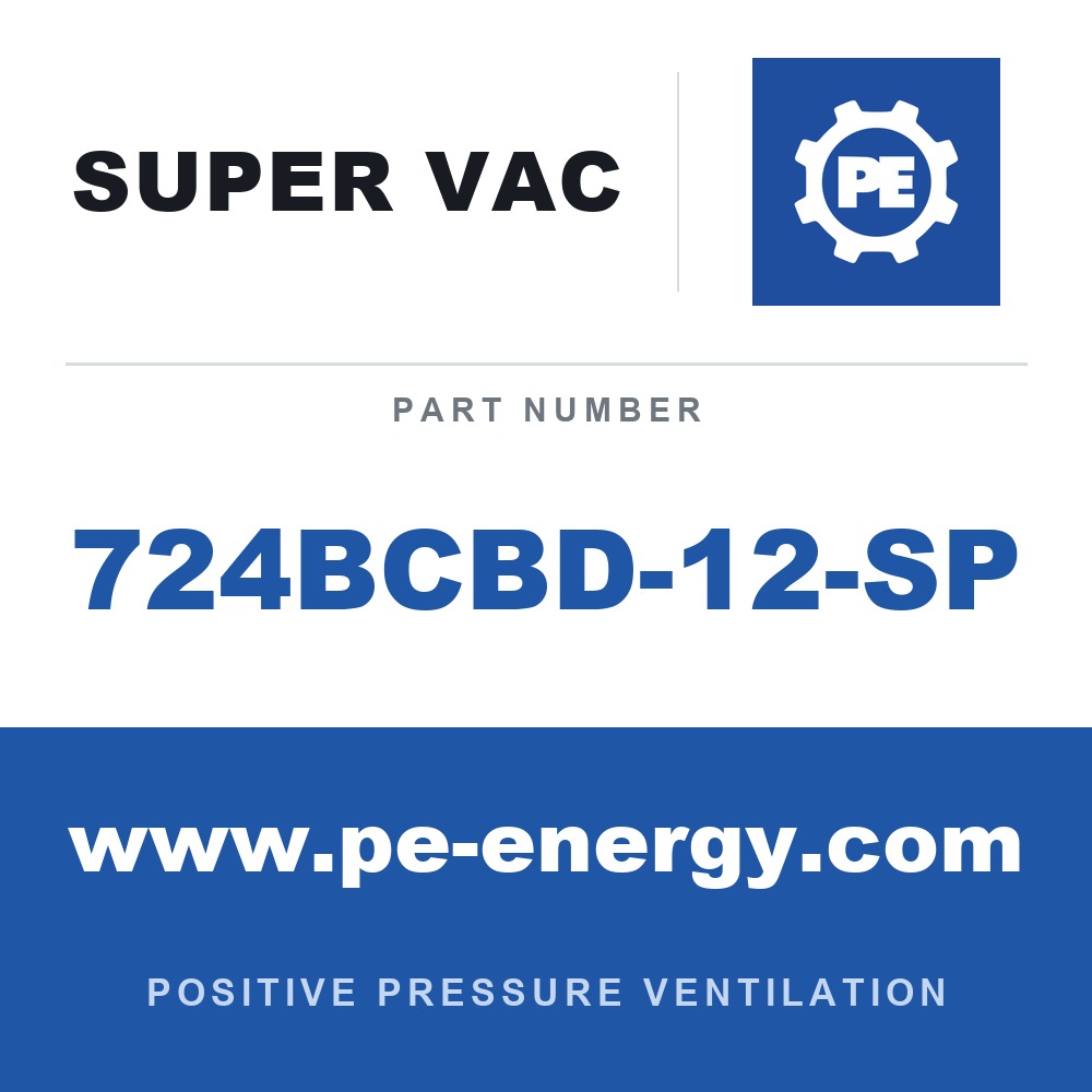 Super Vac 724BCBD-12-SP - Super Vac 724BCBD-12-SP 24" Brake Cooling Fan DeWalt FLEXVOLT (2) 12Ah Battery, (2) Chargers with Shore Power