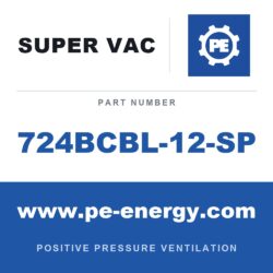 Super Vac 724BCBL-12-SP - Super Vac 724BCBL-12-SP 24" Brake Cooling Fan Milwaukee (2) 12Ah Batteries, (2) Chargers w Shore Power