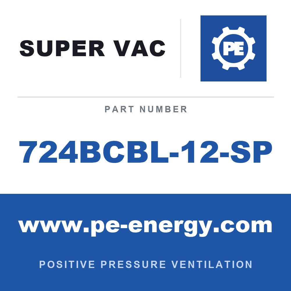 Super Vac 724BCBL-12-SP - Super Vac 724BCBL-12-SP 24" Brake Cooling Fan Milwaukee (2) 12Ah Batteries, (2) Chargers w Shore Power