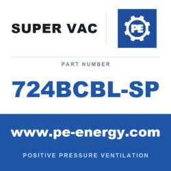 Super Vac 724BCBL-SP - Super Vac 724BCBL-SP 24" Brake Cooling Fan Milwaukee Ready with Shore Power