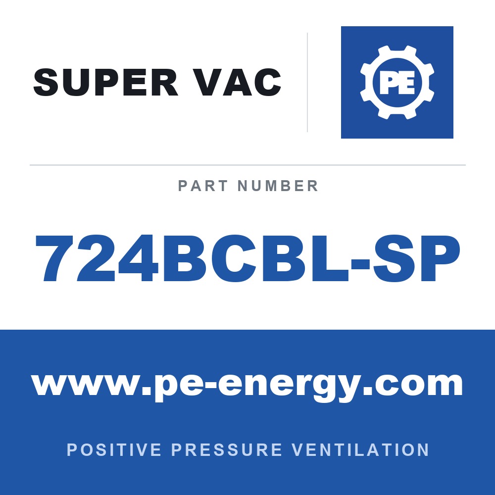 Super Vac 724BCBL-SP - Super Vac 724BCBL-SP 24" Brake Cooling Fan Milwaukee Ready with Shore Power