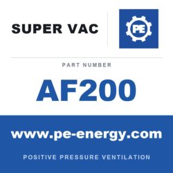 Super Vac AF200 - Super Vac AF200 20" F Series Pneumatic Confined Space Fan