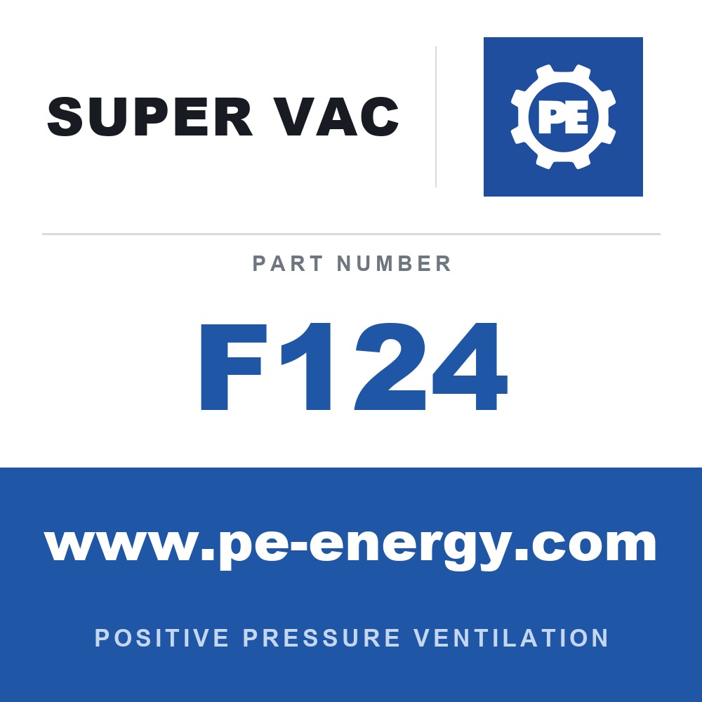 Super Vac F124 - Super Vac F124 12" F Series Electric Confined Space Fan
