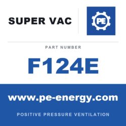 Super Vac F124E - Super Vac F124E 12" F Series Electric Confined Space Fan, Hazardous Location