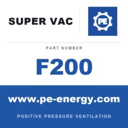 Super Vac F200 - Super Vac F200 20" F Series Electric Confined Space Fan