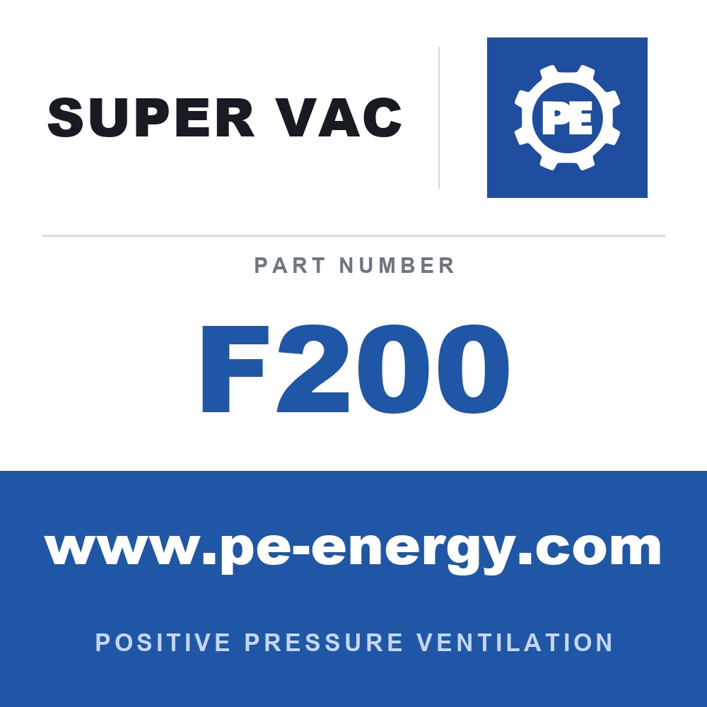 Super Vac F200 - Super Vac F200 20" F Series Electric Confined Space Fan