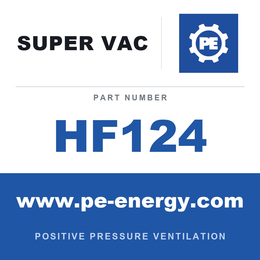 Super Vac HF124 - Super Vac HF124 12" F Series Electric Confined Space Fan