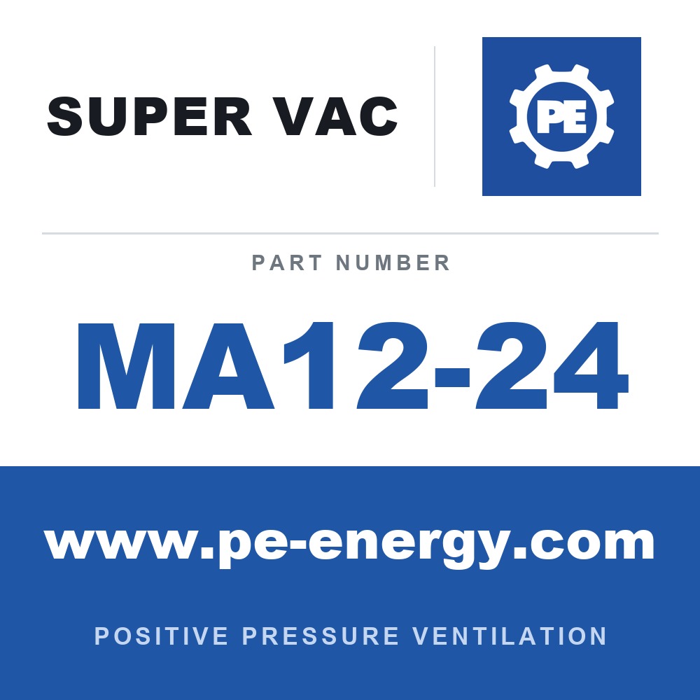 Super Vac MA12-24 - Super Vac MA12-24 Adapter for 12" Fan to 24" Manhole