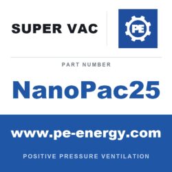 Super Vac NanoPac25 - Super Vac NanoPac25 8" Nano with 25 Ft. of Conductive Duct
