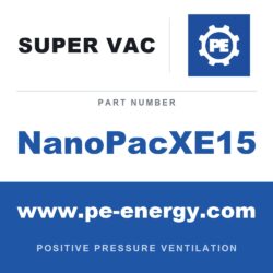 Super Vac NanoPacXE15 - Super Vac NanoPacXE15 8" Nano with 15 Ft. of Conductive Duct