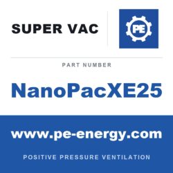 Super Vac NanoPacXE25 - Super Vac NanoPacXE25 8" Nano with 25 Ft. of Conductive Duct