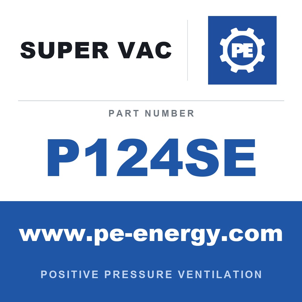 Super Vac P124SE - Super Vac P124SE 12" Electric Smoke Ejector, Hazardous Location