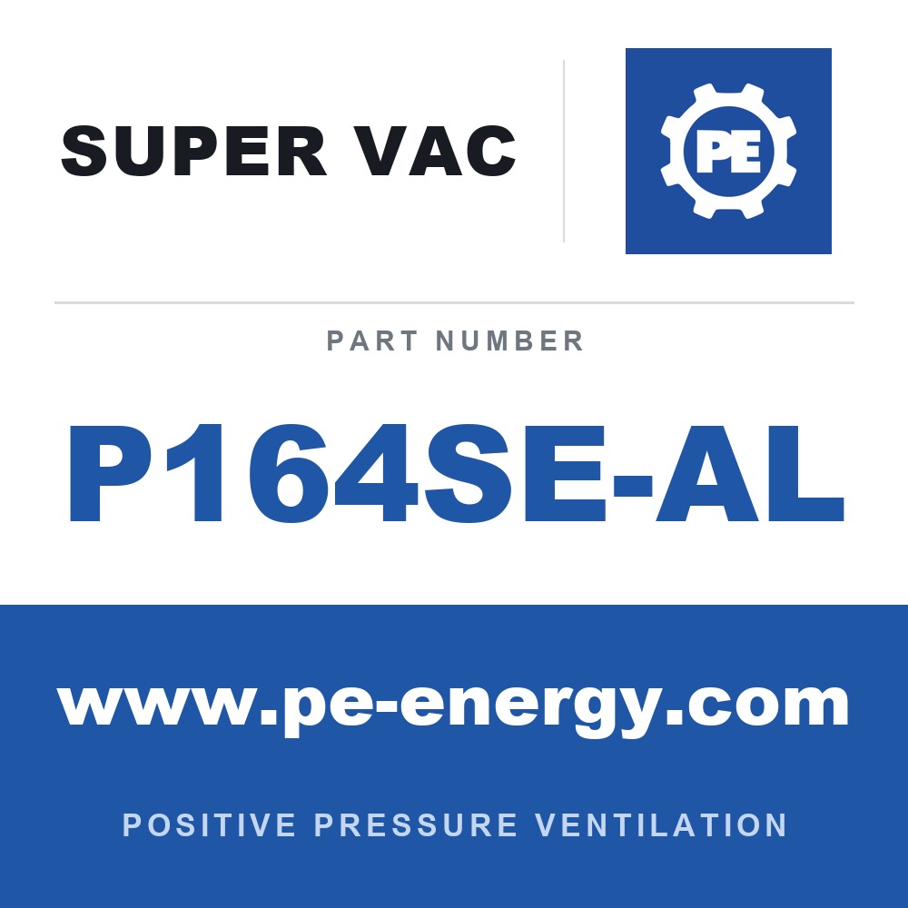 Super Vac P164SE-AL - Super Vac P164SE-AL 16" Electric Smoke Ejector, Hazardous Location, Aluminum Frame
