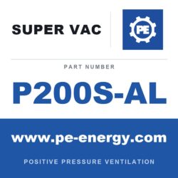 Super Vac P200S-AL - Super Vac P200S-AL 20" Electric Smoke Ejector, Aluminum Frame