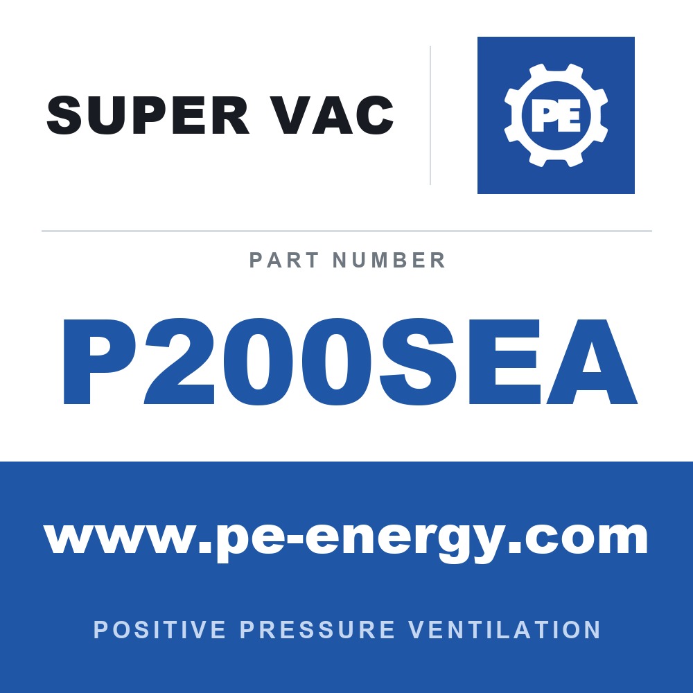 Super Vac P200SEA - Super Vac P200SEA 20" Electric Smoke Ejector, ATEX Rated