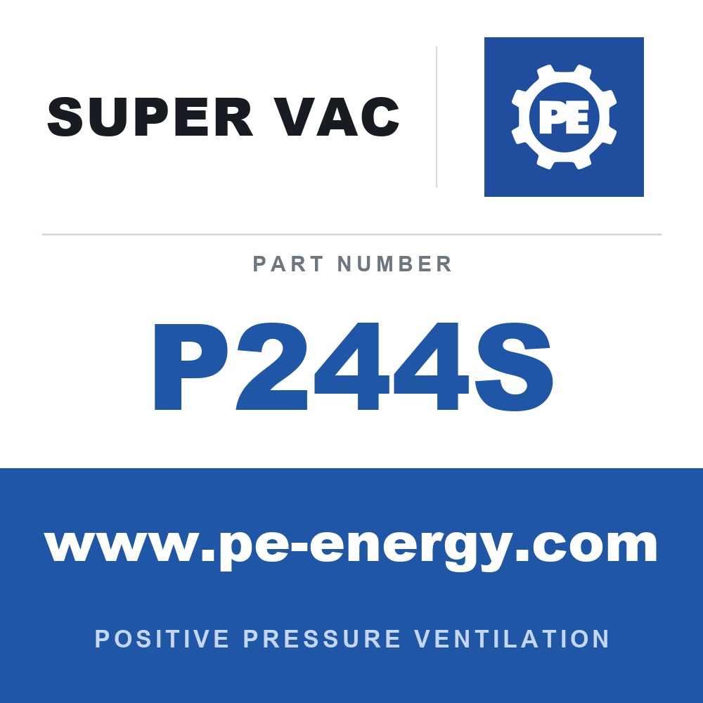 Super Vac P244S - Super Vac P244S 24" Electric Smoke Ejector