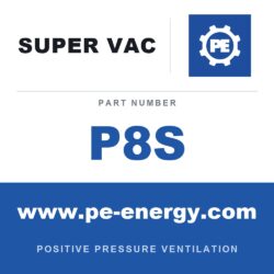 Super Vac P8S - Super Vac P8S 8" Electric Nano Confined Space Fan