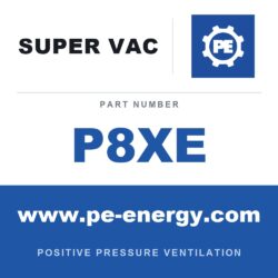 Super Vac P8XE - Super Vac P8XE 8" Electric Nano Confined Space Fan, Hazardous Location