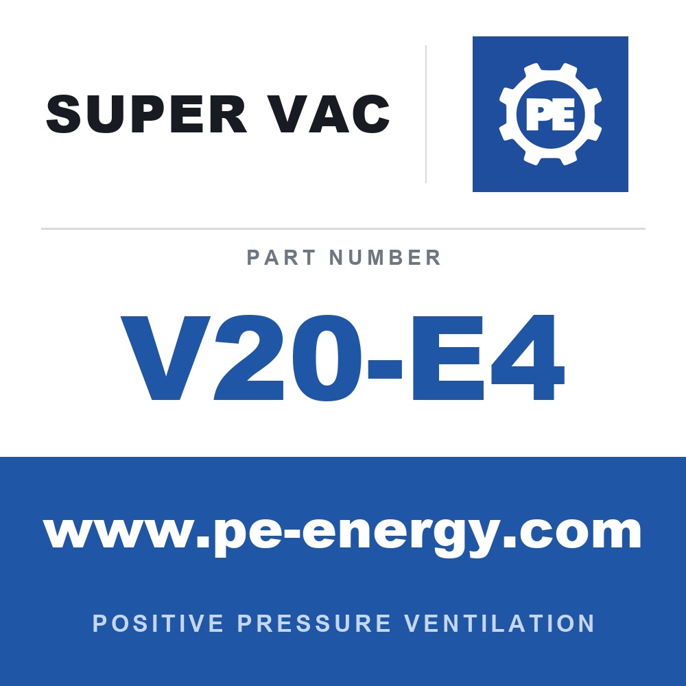 Super Vac V20-E4 - Super Vac V20-E4 20" Valor Series Electric PPV