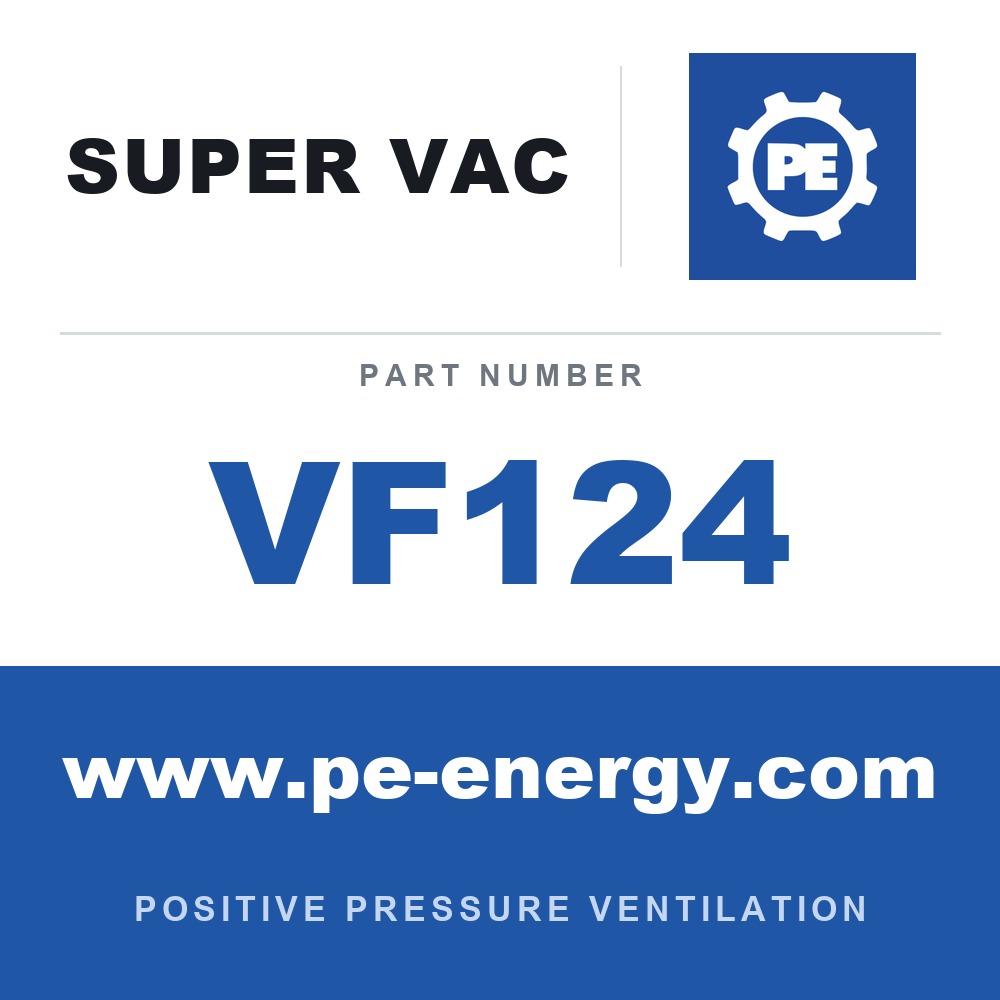 Super Vac VF124 - Super Vac VF124 12" F Series Electric Confined Space Fan, Variable Speed