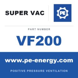 Super Vac VF200 - Super Vac VF200 20" F Series Electric Confined Space Fan, Variable Speed